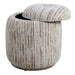 Uttermost Home Decor Uttermost Dialogue Tan Ottoman