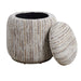 Uttermost Home Decor Uttermost Dialogue Tan Ottoman