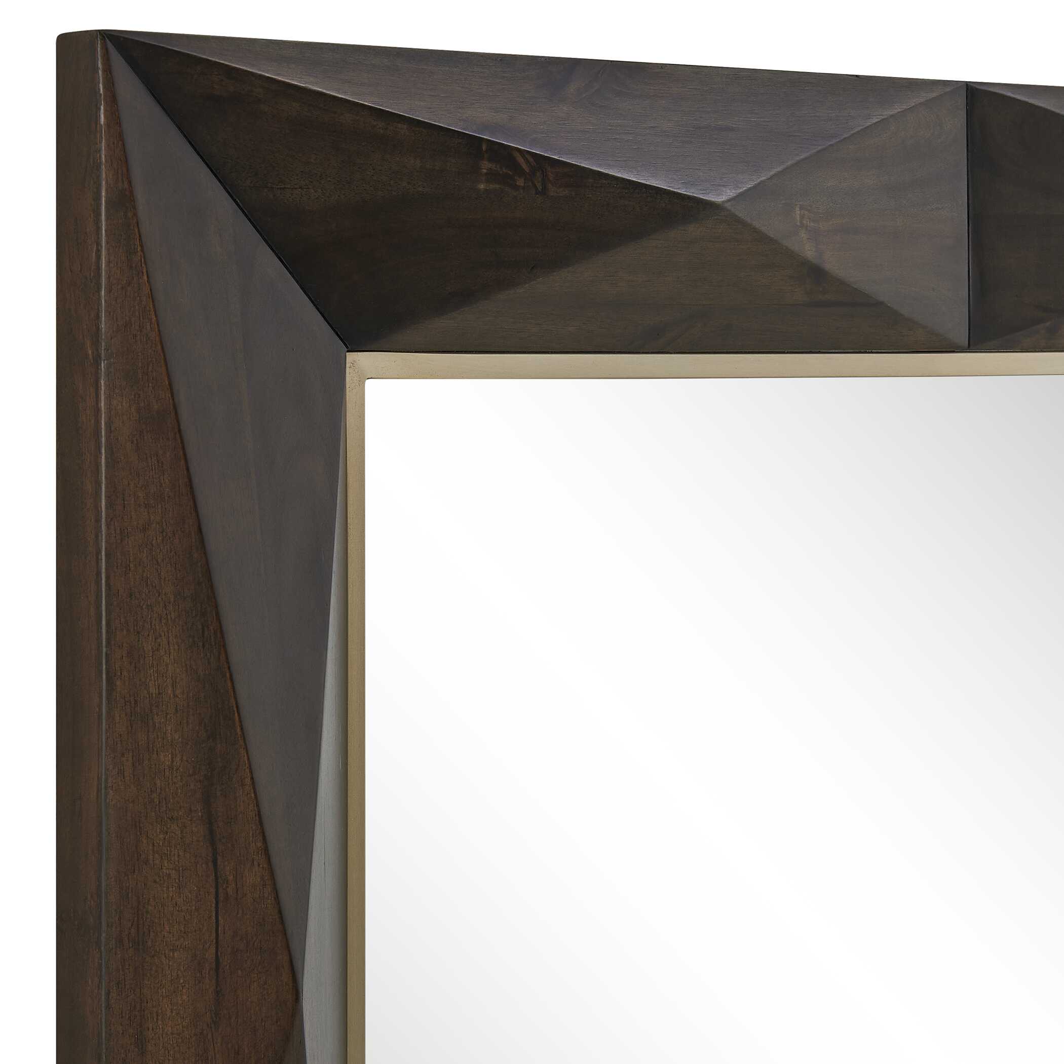 Uttermost Uttermost Diamond In The Rough Wood Mirror