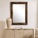 Uttermost Uttermost Diamond In The Rough Wood Mirror
