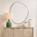 Uttermost Home Decor Uttermost Distort Antique Brass Mirror