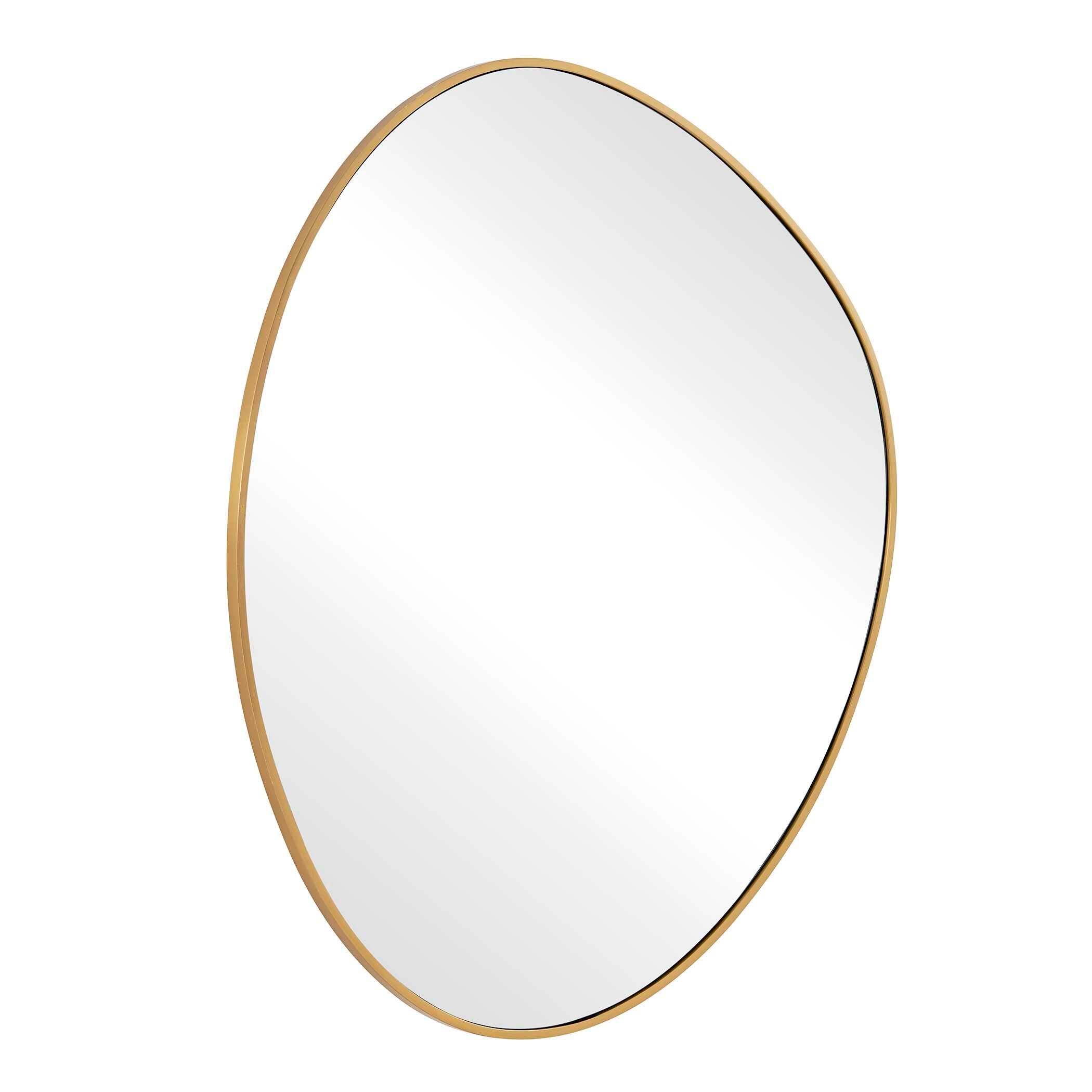 Uttermost Home Decor Uttermost Distort Antique Brass Mirror