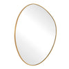 Uttermost Home Decor Uttermost Distort Antique Brass Mirror