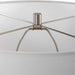 Uttermost Lighting Uttermost Dribble White Glaze Table Lamp