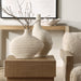 Uttermost Home Decor Uttermost Duostacked Matte White Vases, S/2