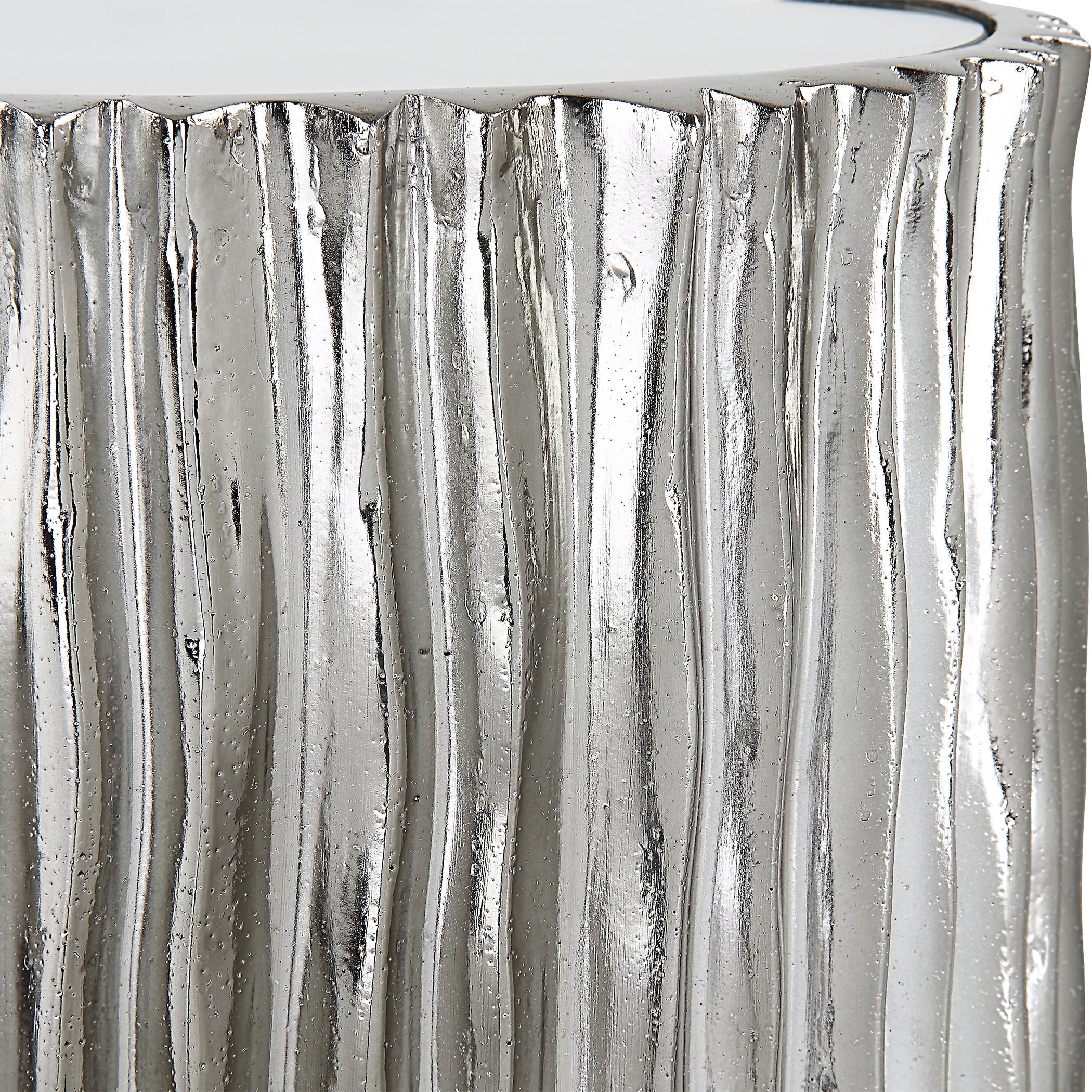 Uttermost Home Decor Uttermost Echo Modern Nickel Drink Table