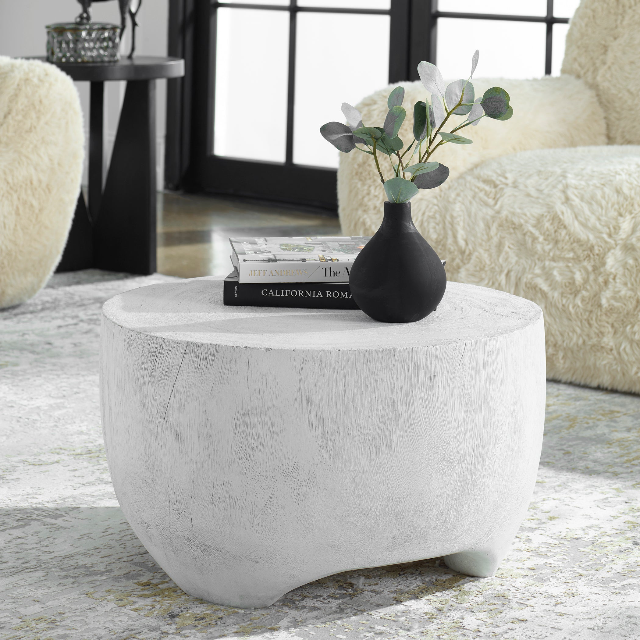 Uttermost Home Motor Freight - To be Quoted Uttermost Elevate White Coffee Table