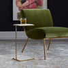 Uttermost Home Uttermost Elevate White Marble Drink Table