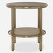 Uttermost Furniture Uttermost Elise Round Brass Side Table