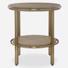 Uttermost Furniture Uttermost Elise Round Brass Side Table
