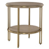 Uttermost Furniture Uttermost Elise Round Brass Side Table
