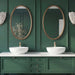 Uttermost Home Decor Uttermost Ellis Beaded Brass Oval Mirror