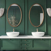 Uttermost Home Decor Uttermost Ellis Beaded Brass Oval Mirror