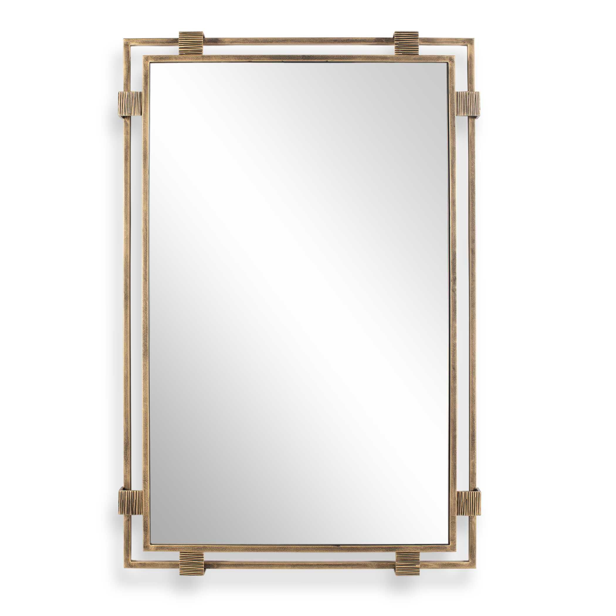 Uttermost Home Decor Uttermost Elsher Vintage Gold Mirror