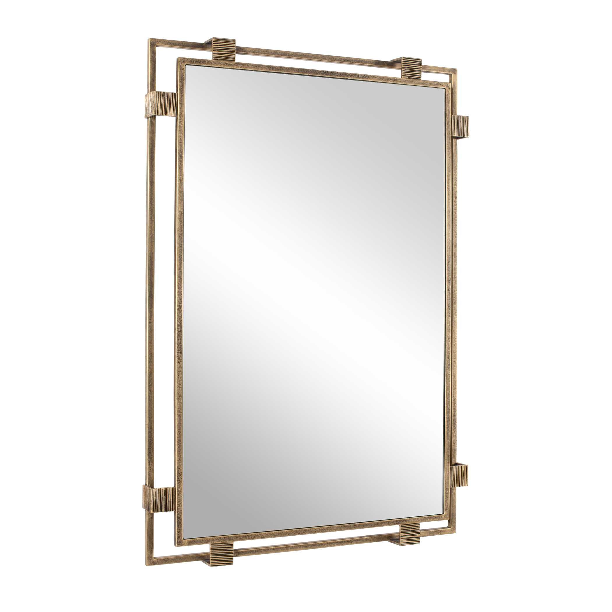 Uttermost Home Decor Uttermost Elsher Vintage Gold Mirror