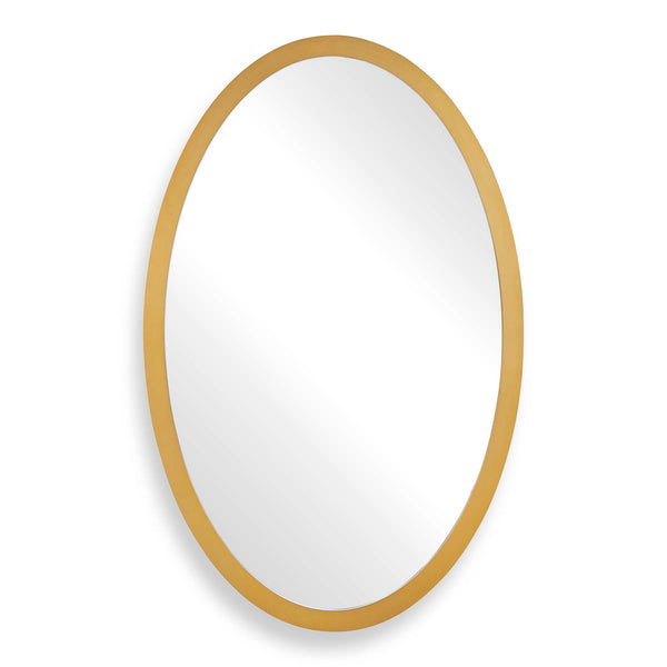 Uttermost Home Decor Uttermost Elstree Antique Brass Oval Mirror