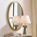 Uttermost Home Decor Uttermost Elstree Antique Brass Oval Mirror