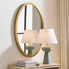 Uttermost Home Decor Uttermost Elstree Antique Brass Oval Mirror