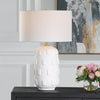 Uttermost Lighting Uttermost Emerie Textured White Table Lamp