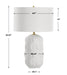 Uttermost Lighting Uttermost Emerie Textured White Table Lamp