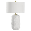 Uttermost Lighting Uttermost Emerie Textured White Table Lamp