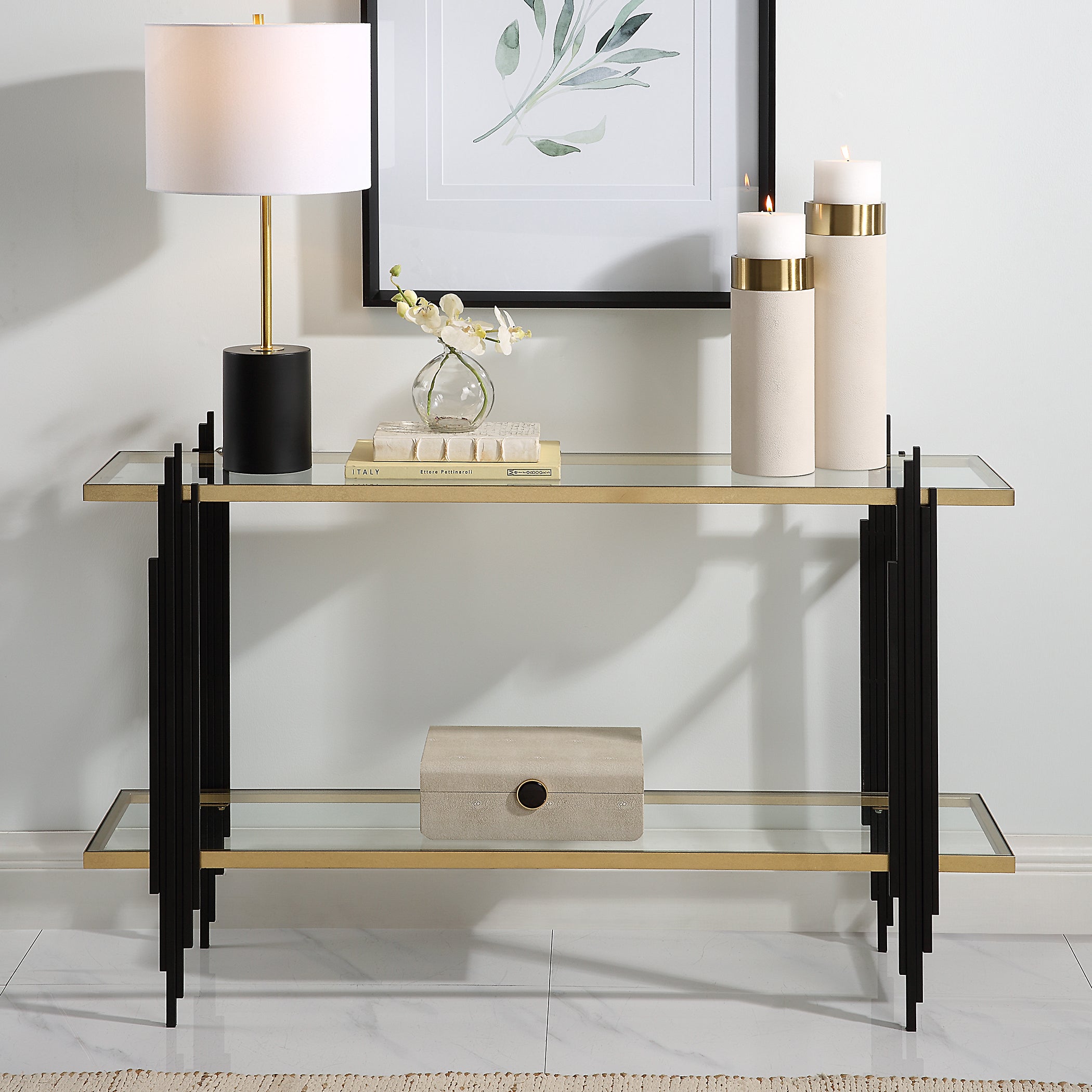 Uttermost Home Uttermost Empire Cityscape Console Table