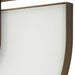 Uttermost Uttermost Encase Modern White Oval Mirror