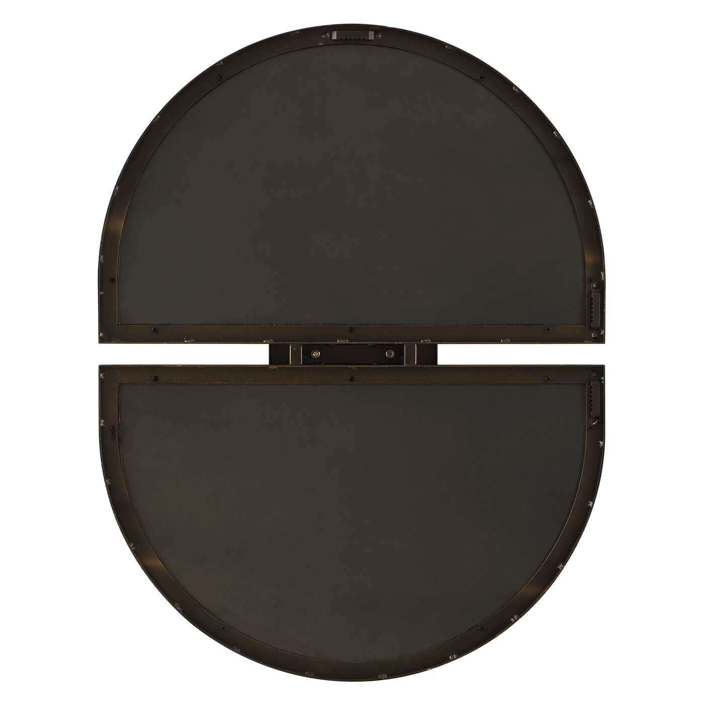Uttermost Uttermost Encase Modern White Oval Mirror