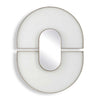 Uttermost Uttermost Encase Modern White Oval Mirror