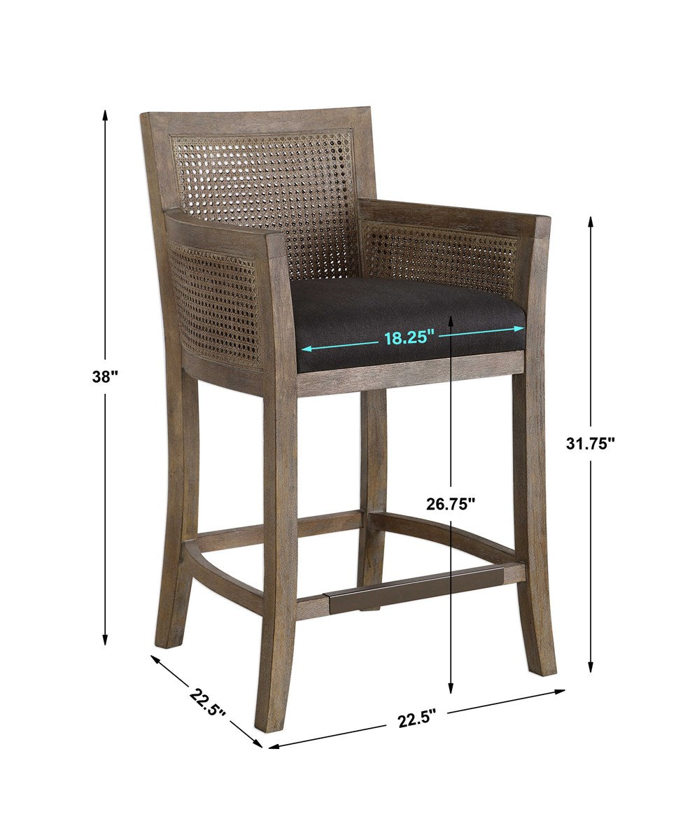 Uttermost Home Motor Freight - Rate to be Quoted Uttermost Encore Counter Stool