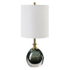 Uttermost Lighting Uttermost Enigma Teal Blue Glass Buffet Lamp