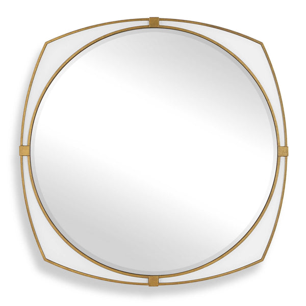 Uttermost Home Decor Uttermost Estella White Round Mirror