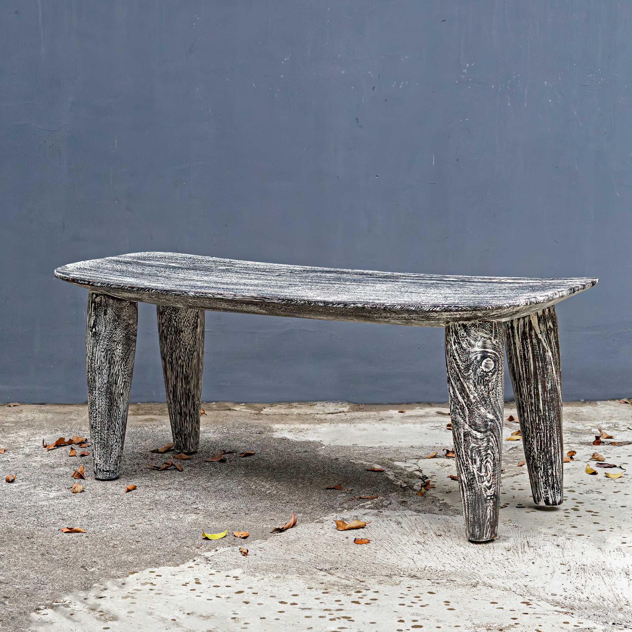 Uttermost Furniture Uttermost Fade To Black Wood Bench
