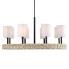 Uttermost Lighting Oversize - Rate to be Quoted Uttermost Faiyam 8 Light Rattan Chandelier