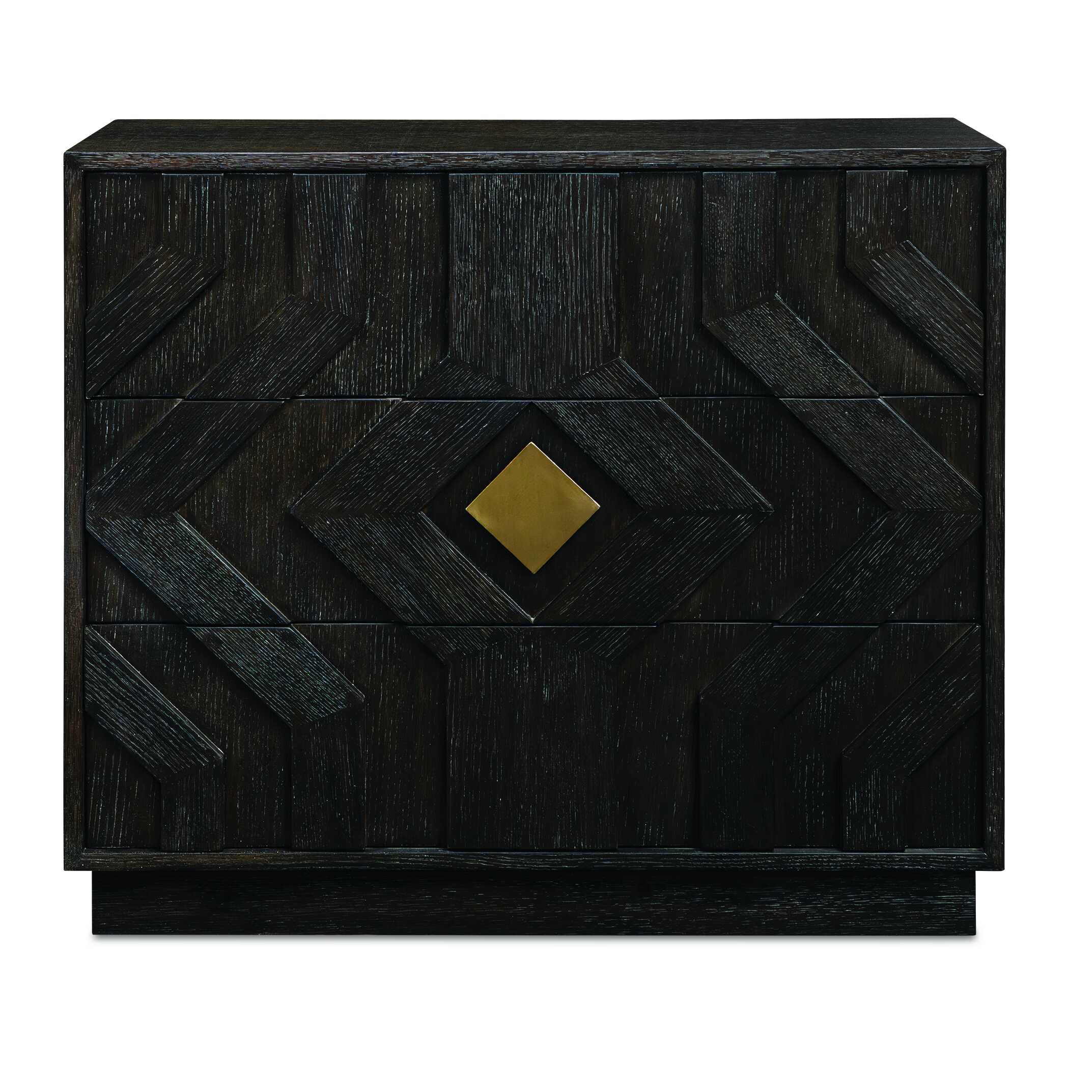 Uttermost Furniture Uttermost Faulkner 3 Drawer Modern Chest