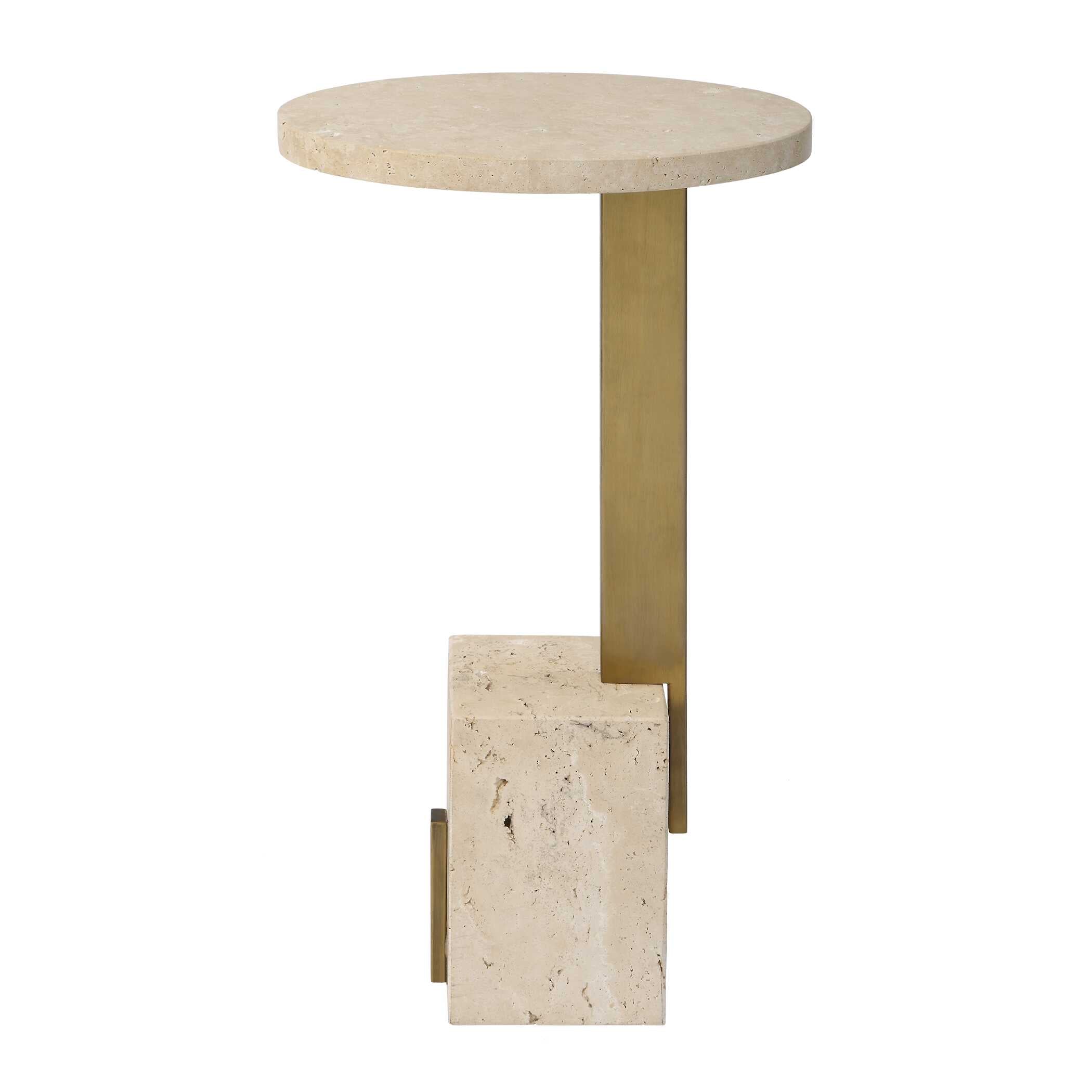 Uttermost Uttermost Feranno Travertine Accent Table