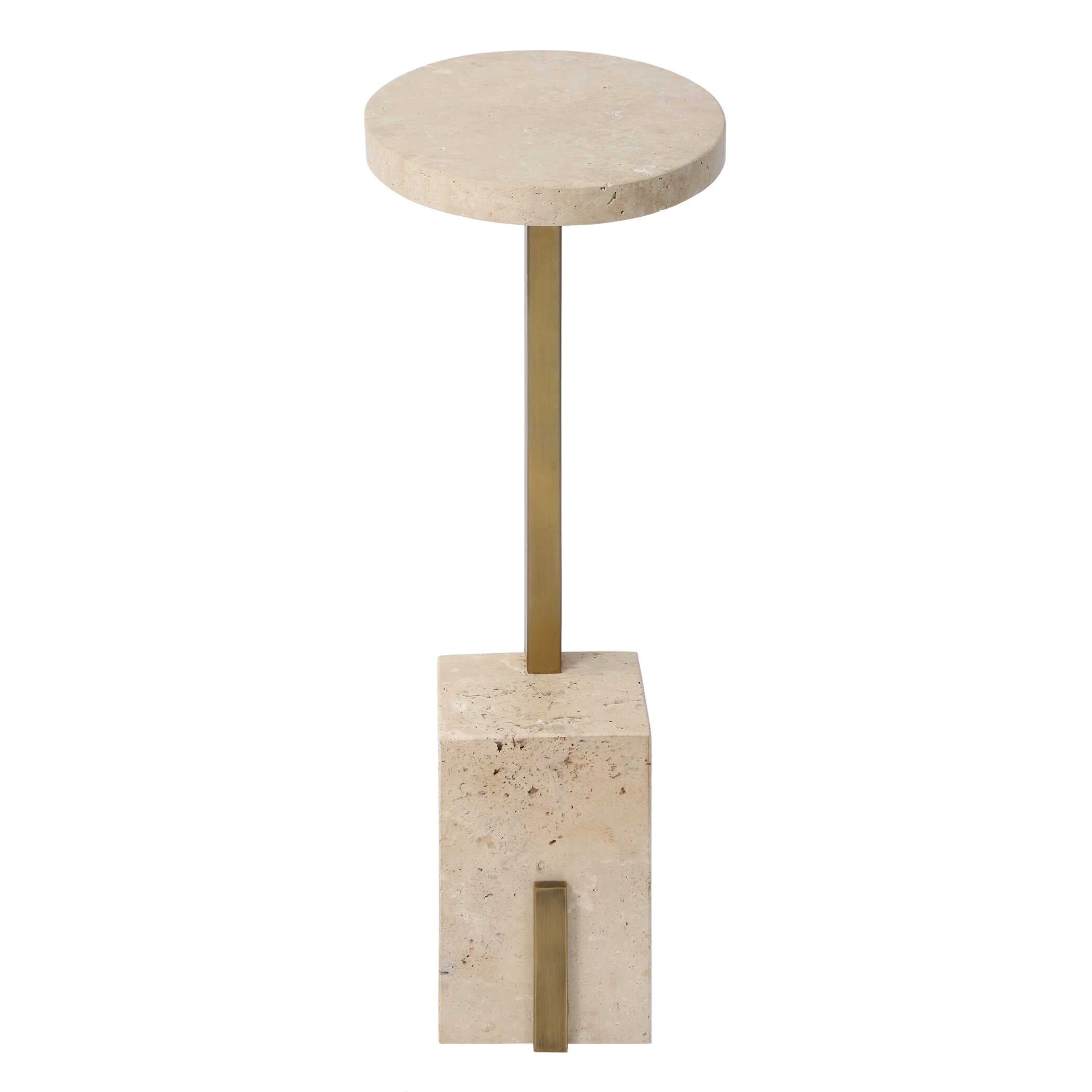 Uttermost Uttermost Feranno Travertine Accent Table