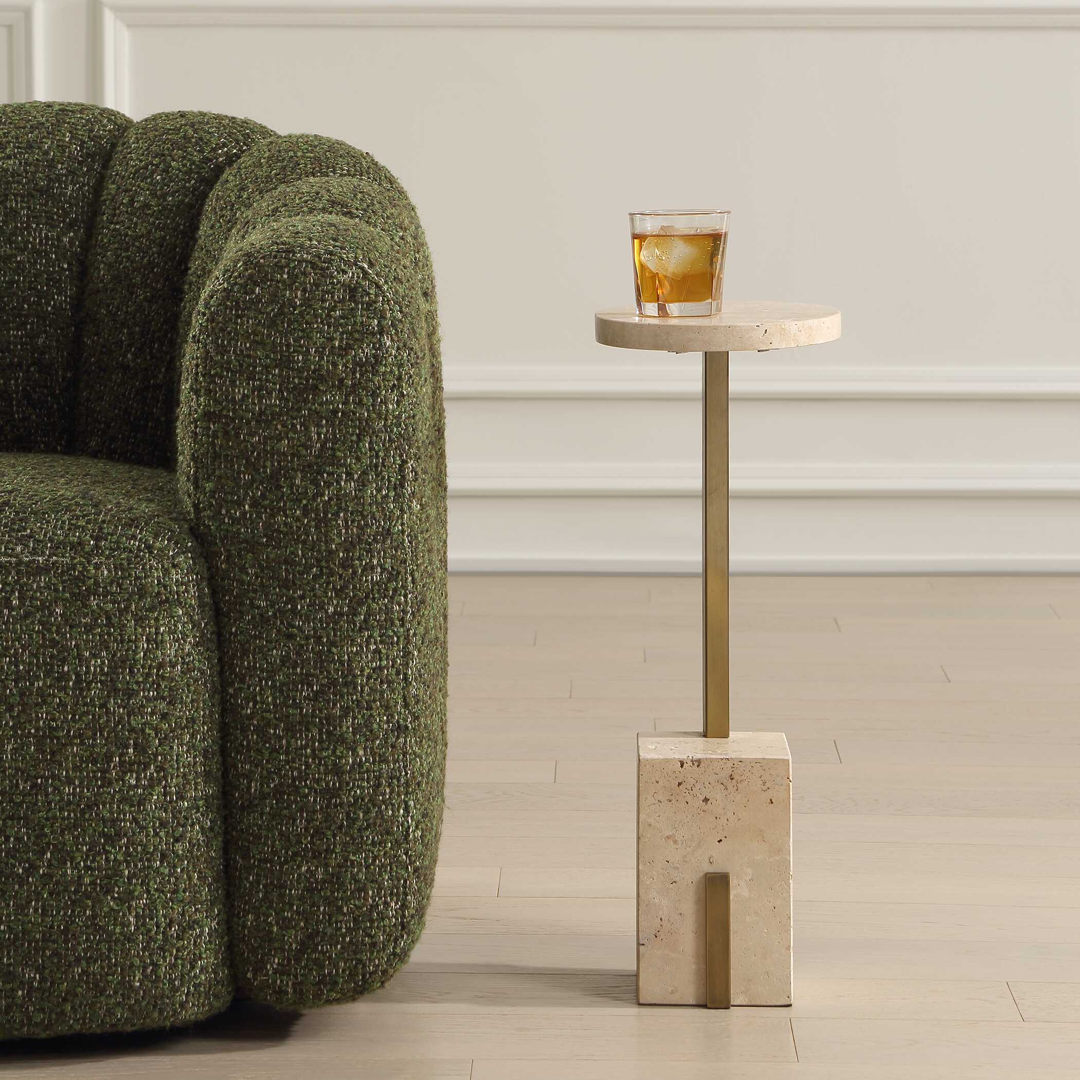 Uttermost Uttermost Feranno Travertine Accent Table
