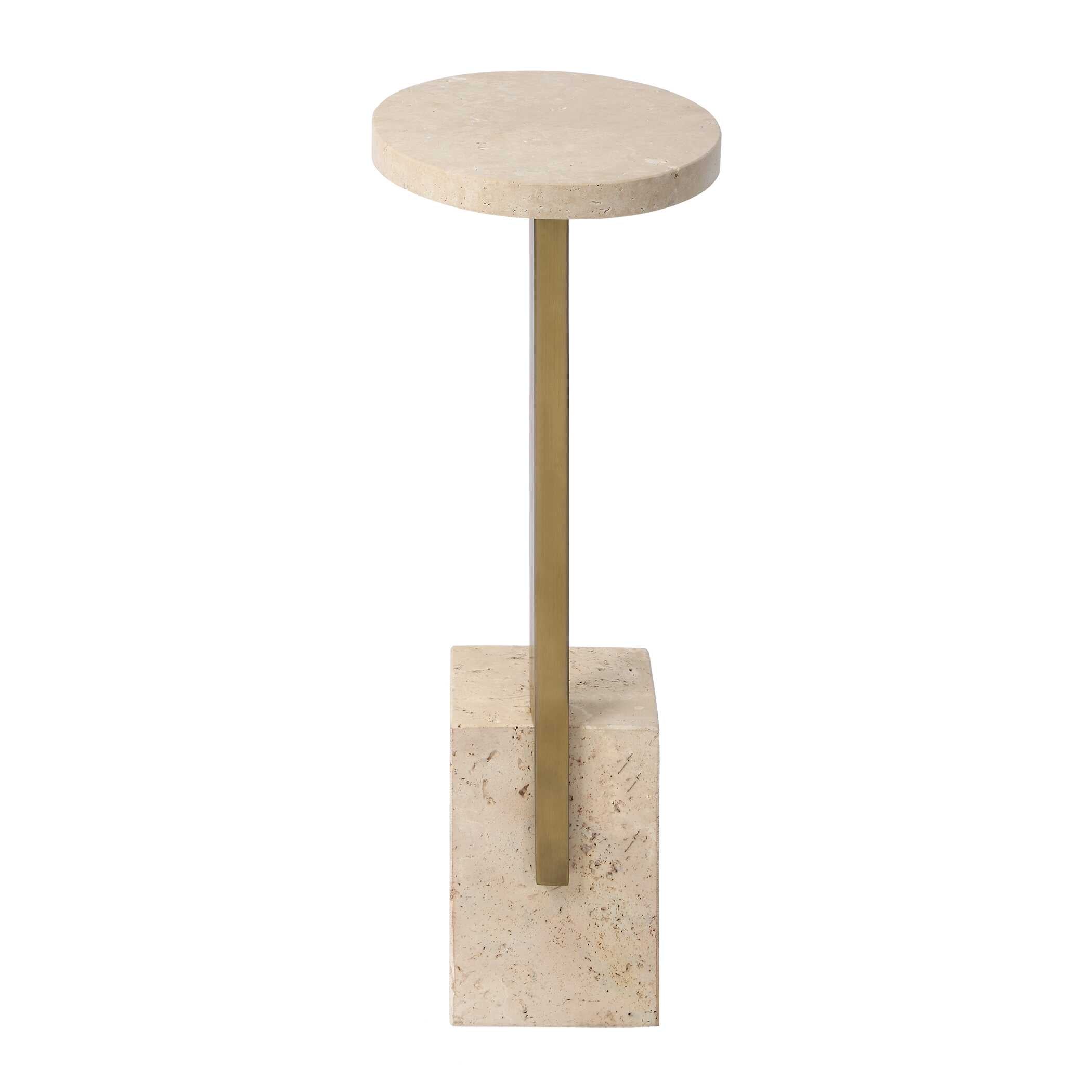 Uttermost Uttermost Feranno Travertine Accent Table