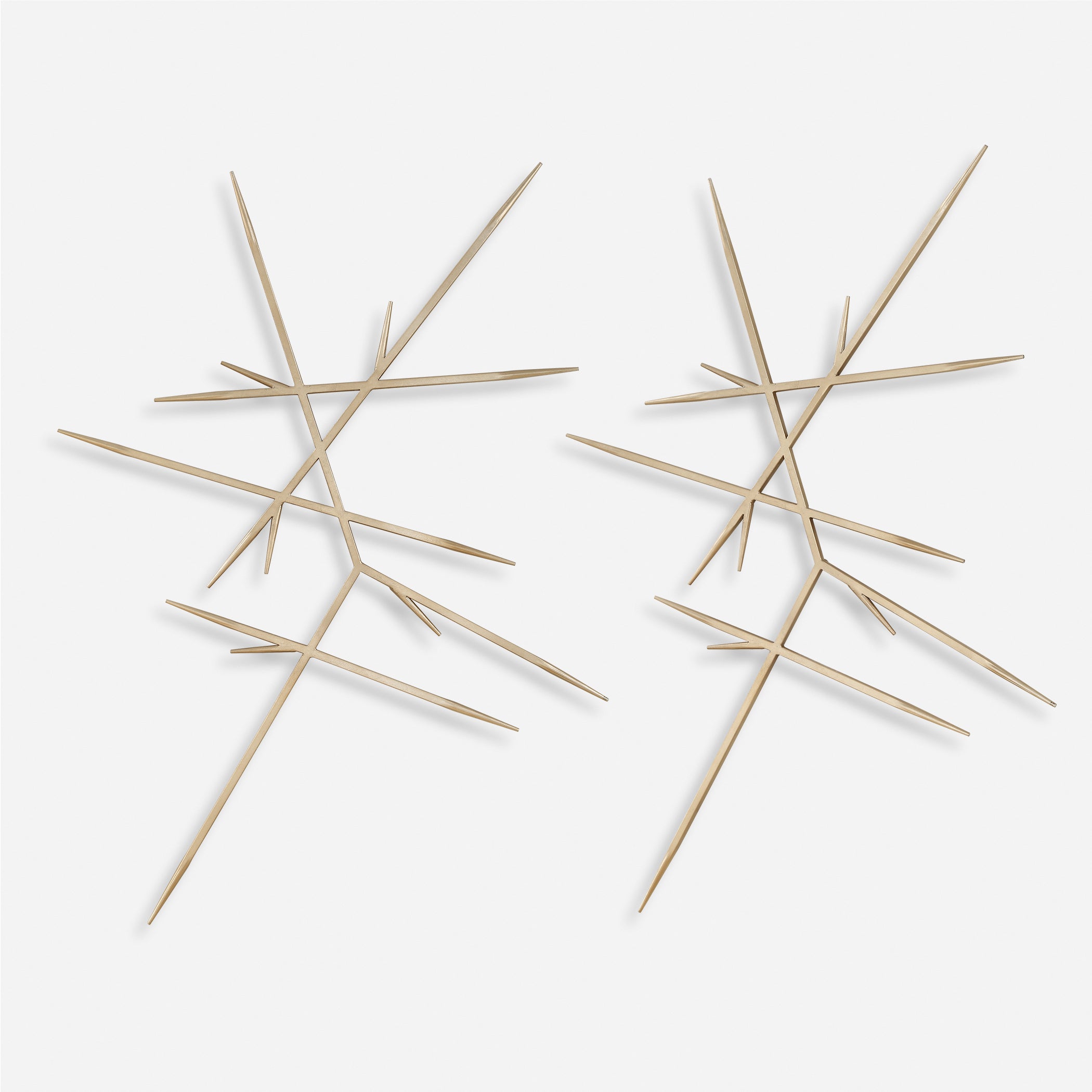 Uttermost Home Decor Uttermost Fireworks Silver Wall Decor, S/2