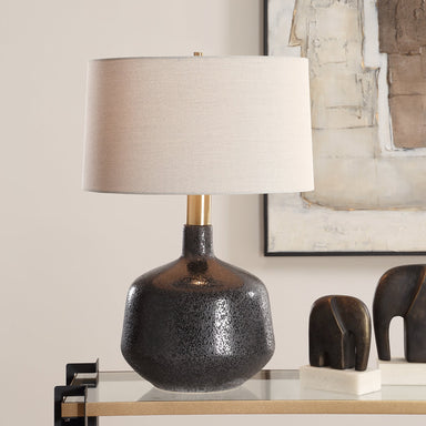 Uttermost Lighting Uttermost Flanagan Mottled Gloss Table Lamp