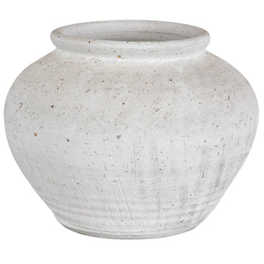 Uttermost Home Uttermost Floreana Round White Vase