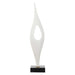 Uttermost Uttermost Fluid Drop White Stone Sculpture