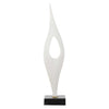 Uttermost Uttermost Fluid Drop White Stone Sculpture