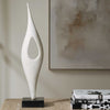 Uttermost Uttermost Fluid Drop White Stone Sculpture