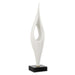 Uttermost Uttermost Fluid Drop White Stone Sculpture