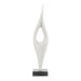 Uttermost Uttermost Fluid Drop White Stone Sculpture