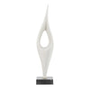 Uttermost Uttermost Fluid Drop White Stone Sculpture