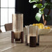Uttermost Uttermost Fluted Fire Cylinder Candleholders Set/2