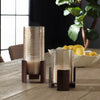 Uttermost Uttermost Fluted Fire Cylinder Candleholders Set/2